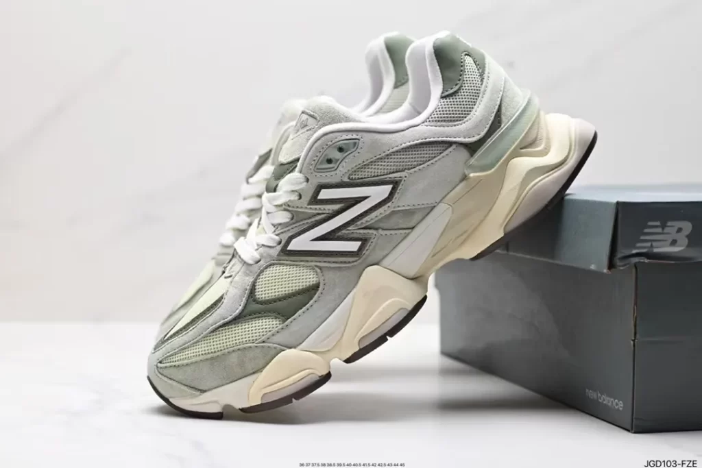 Classic Replica New Balance 9060 Olivine Green Sneakers-2